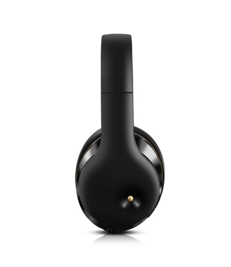 EL528 Wireless BT Headphone Foldable Stereo ANC Headset Sports Gaming TF/FM/Wired Mode Earphone for Phone/Laptop/PC Black&amp;Go