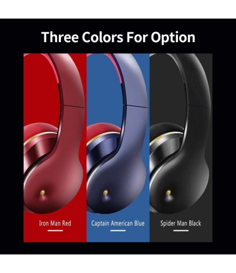 EL528 Wireless BT Headphone Foldable Stereo ANC Headset Sports Gaming TF/FM/Wired Mode Earphone for Phone/Laptop/PC Black&amp;Go