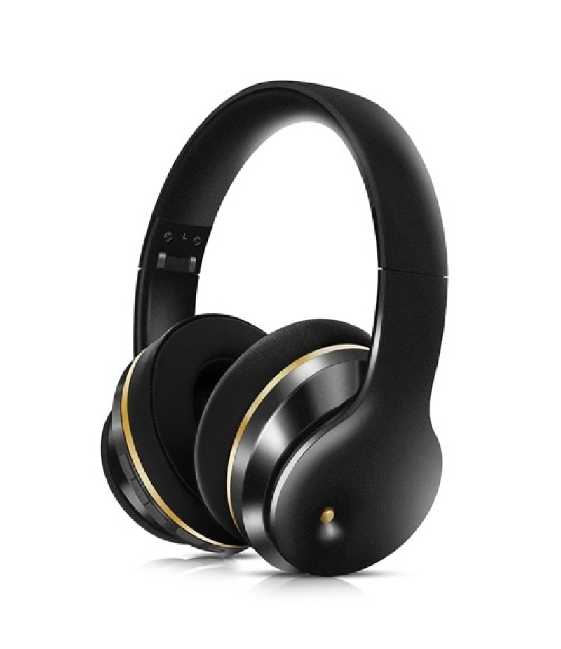 EL528 Wireless BT Headphone Foldable Stereo ANC Headset Sports Gaming TF/FM/Wired Mode Earphone for Phone/Laptop/PC Black&amp;Go