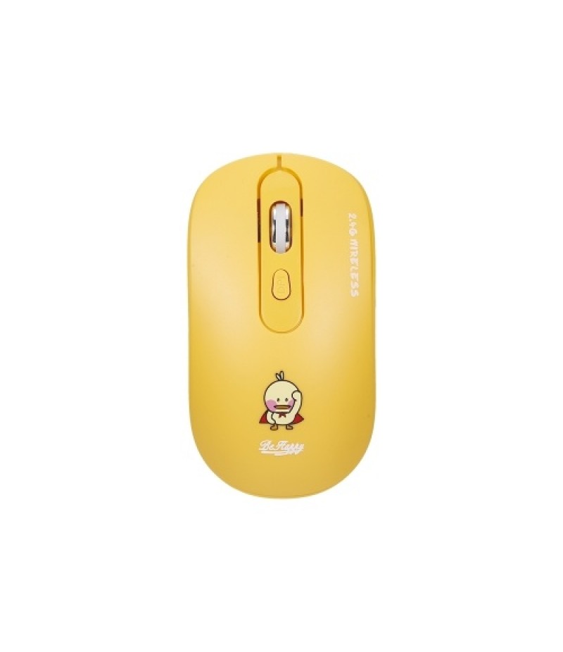 K68 2.4GHz Wireless Cute Retro Round Keycap Keyboard Mouse Set