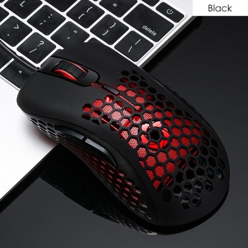Mouse with USB Chargeing Port Design Ergonomic 4 Colors Changeing Optiacal Illuminated Mouse 6 Levels Adjustable Resolution with