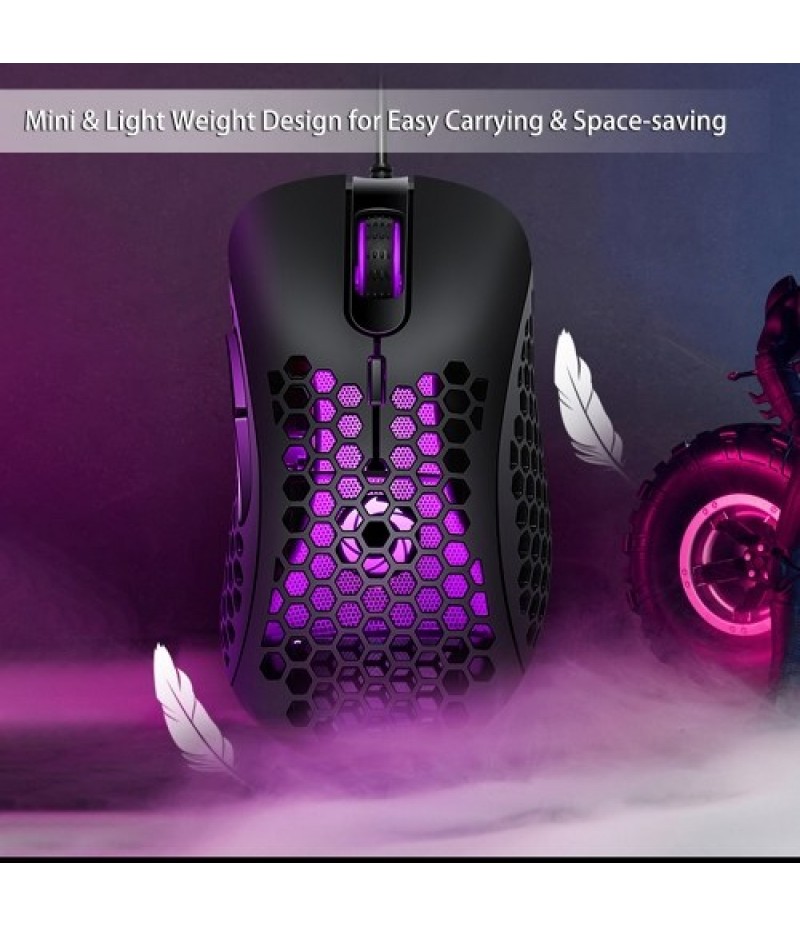 Mouse with USB Chargeing Port Design Ergonomic 4 Colors Changeing Optiacal Illuminated Mouse 6 Levels Adjustable Resolution with
