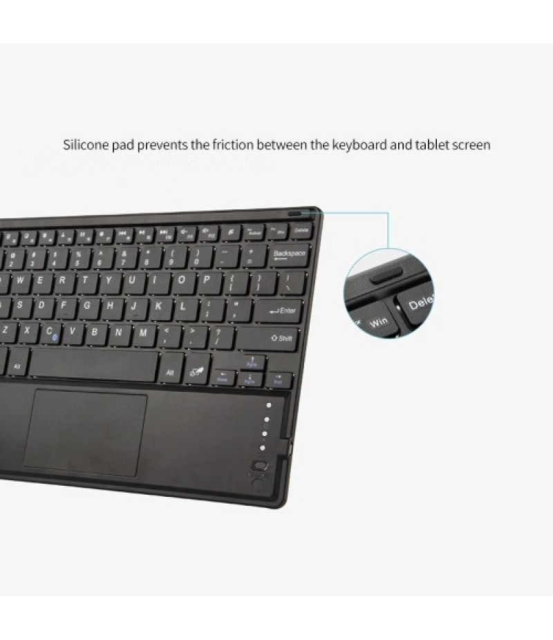 TY3310 Tablet Keyboard Protective Case BT3.0 Keyboard Detachable Protective Case with Touchpad For 9inch to 10.5inch Tablet