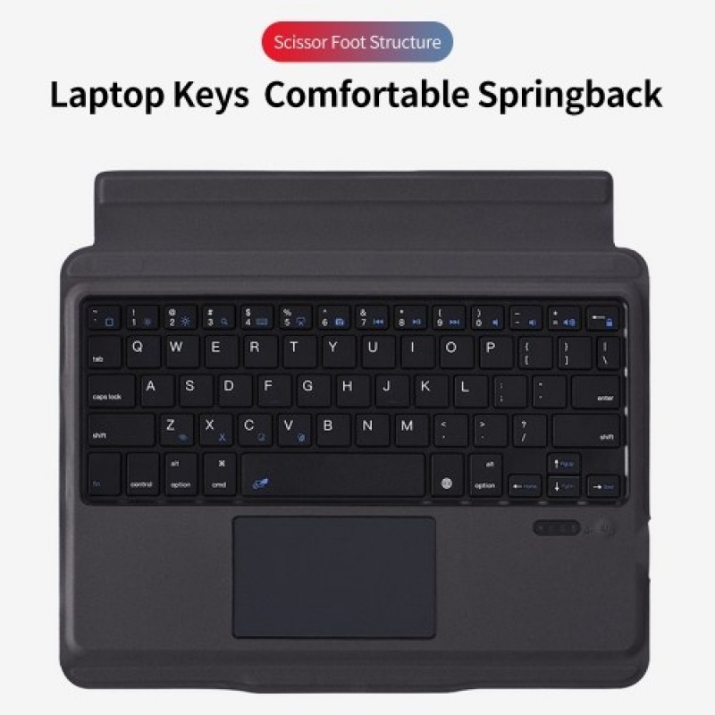 T207 Keyboard Protective Case with Detachable BT Keyboard Touchpad Compatible with iPad Pro 11(2018/2020/2021)/iPad Air4 10.9(20