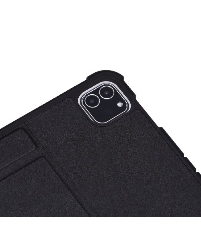 T207 Keyboard Protective Case with Detachable BT Keyboard Touchpad Compatible with iPad Pro 11(2018/2020/2021)/iPad Air4 10.9(20
