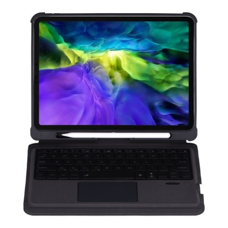 T207 Keyboard Protective Case with Detachable BT Keyboard Touchpad Compatible with iPad Pro 11(2018/2020/2021)/iPad Air4 10.9(20