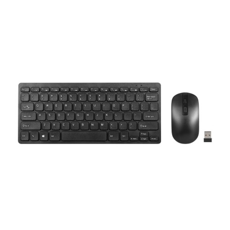 KM901 Keyboard Mouse Combo 2.4G Wireless 78 Key Mini Keyboard and Mouse Set Portable Office Combo