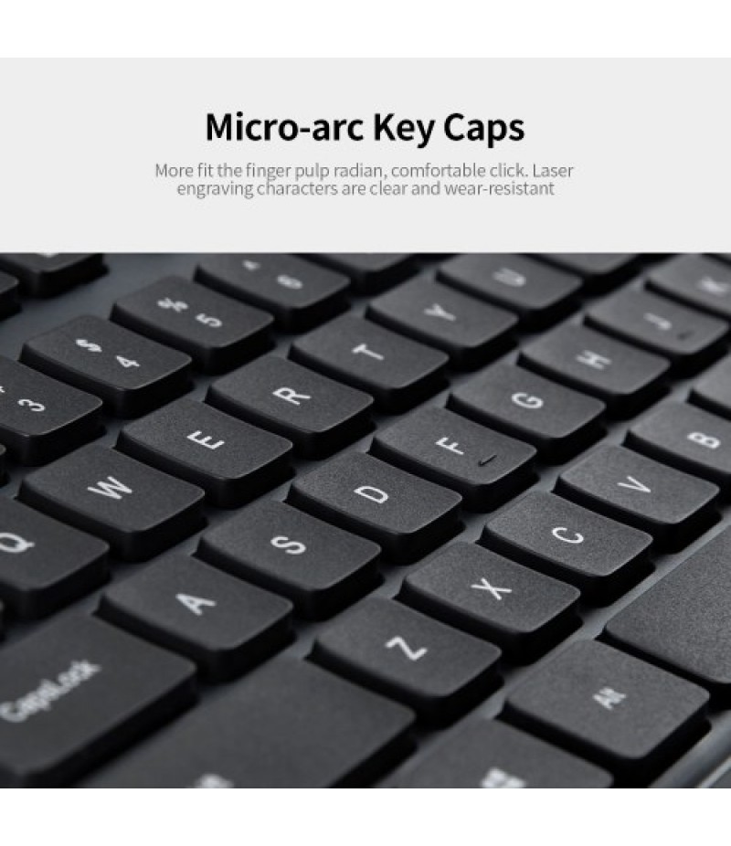 KM901 Keyboard Mouse Combo 2.4G Wireless 78 Key Mini Keyboard and Mouse Set Portable Office Combo