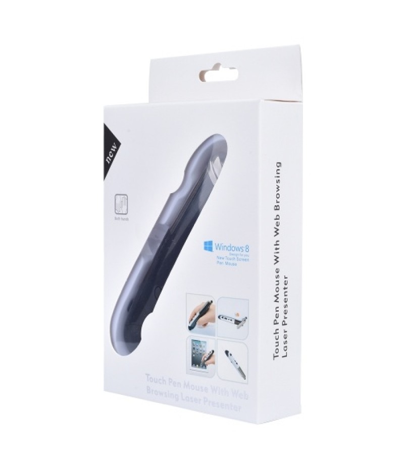 PR-08 2.4Ghz Wireless Optical Touch-pen Mouse 800/1200/1600DPI Wireless Mouse Pen with Web Browsing Laser-Presenter Handwriting 