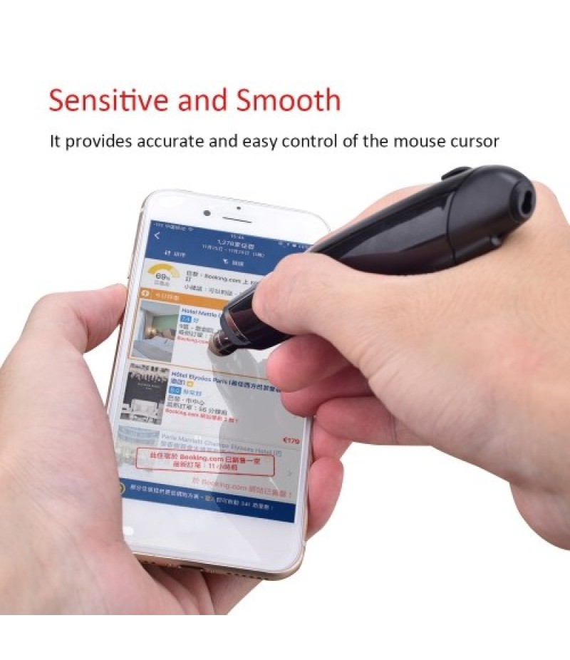 PR-08 2.4Ghz Wireless Optical Touch-pen Mouse 800/1200/1600DPI Wireless Mouse Pen with Web Browsing Laser-Presenter Handwriting 