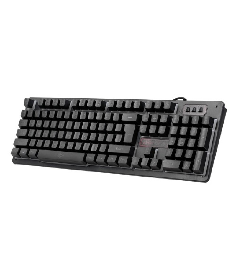 USB Wired Gaming Keyboard and Mouse Combo Waterproof Rainbow Backlit 2000DPI for Home Office