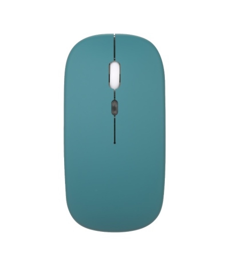 2.4G+BT3.0 Wireless Dual-mode Mouse Mute Office Mouse 3-gear Adjustable DPI Built-in Rechargeable Lithium Battery Light Pink