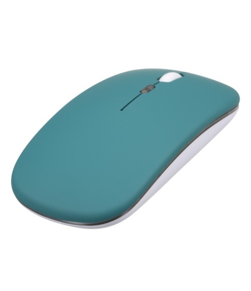 2.4G+BT3.0 Wireless Dual-mode Mouse Mute Office Mouse 3-gear Adjustable DPI Built-in Rechargeable Lithium Battery Light Pink