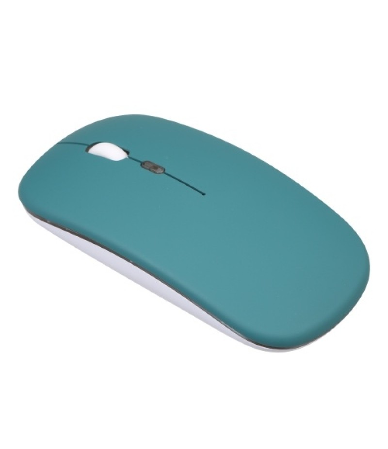 2.4G+BT3.0 Wireless Dual-mode Mouse Mute Office Mouse 3-gear Adjustable DPI Built-in Rechargeable Lithium Battery Light Pink