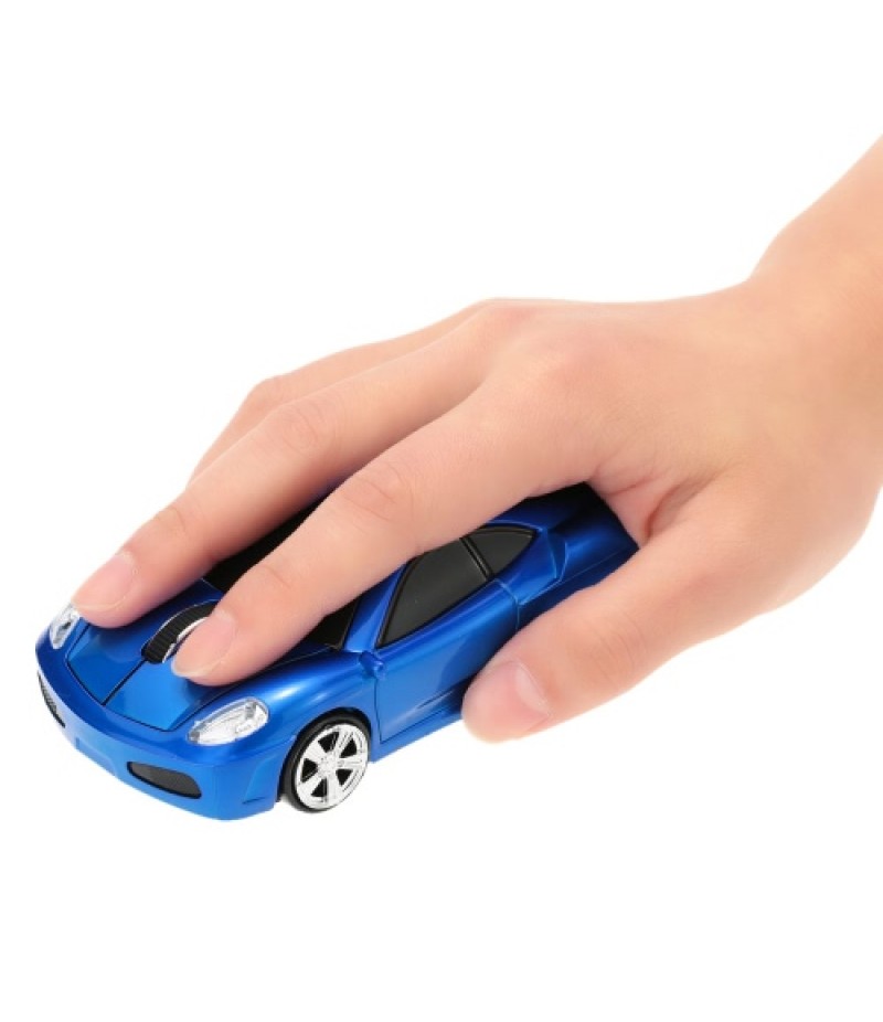 2.4GHz Wireless Racing Car Shaped Optical USB Mouse/Mice 3D 3 Buttons 1000 DPI/CPI for PC Laptop Desktop