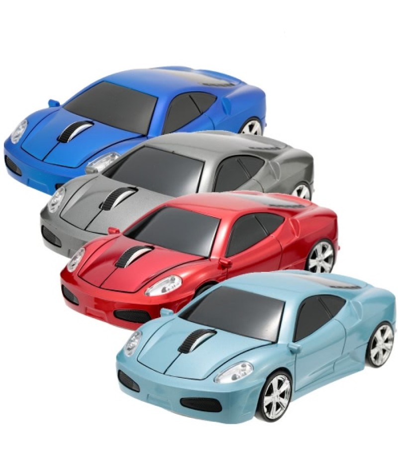 2.4GHz Wireless Racing Car Shaped Optical USB Mouse/Mice 3D 3 Buttons 1000 DPI/CPI for PC Laptop Desktop