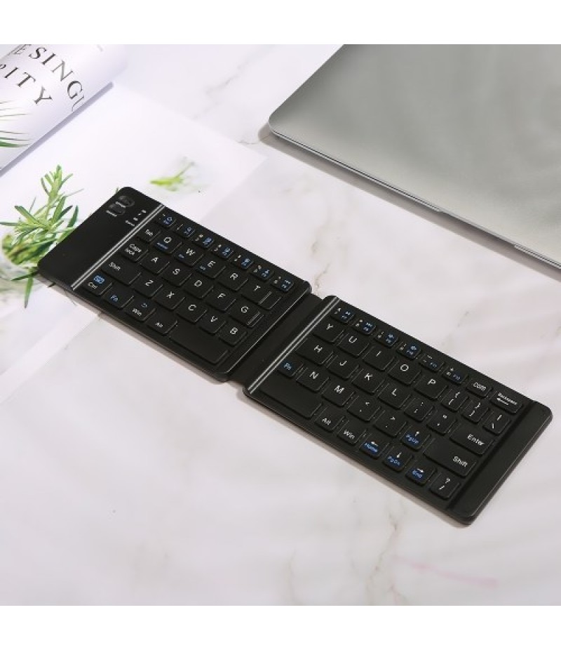 Convenient Folding BT Keyboard Compatibility Intelligent Matching Simple &amp; Compact Long-lasting Battery Life