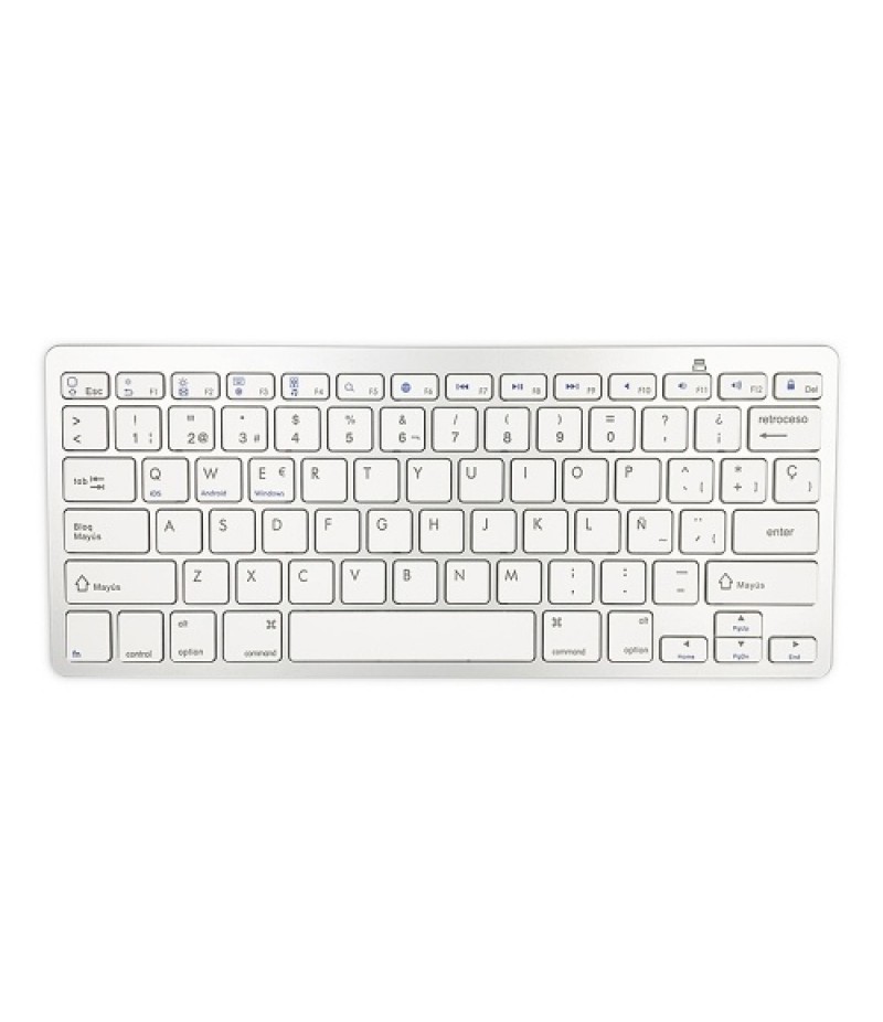 78 Keys Spanish Wireless BT Keyboard BT 3.0 Portable Ultra-slim Keyboard Support Windows/iOS/Android for Laptop Tablet Phone