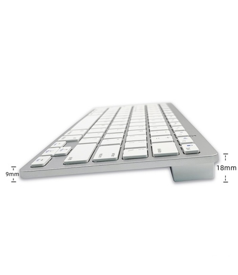 78 Keys Spanish Wireless BT Keyboard BT 3.0 Portable Ultra-slim Keyboard Support Windows/iOS/Android for Laptop Tablet Phone