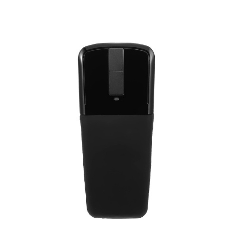 2.4G Wireless Mouse with USB Arc Mouse with Touch Function Folding Optical Mice with USB Receiver Bending Mouse for PC Laptop(Bl
