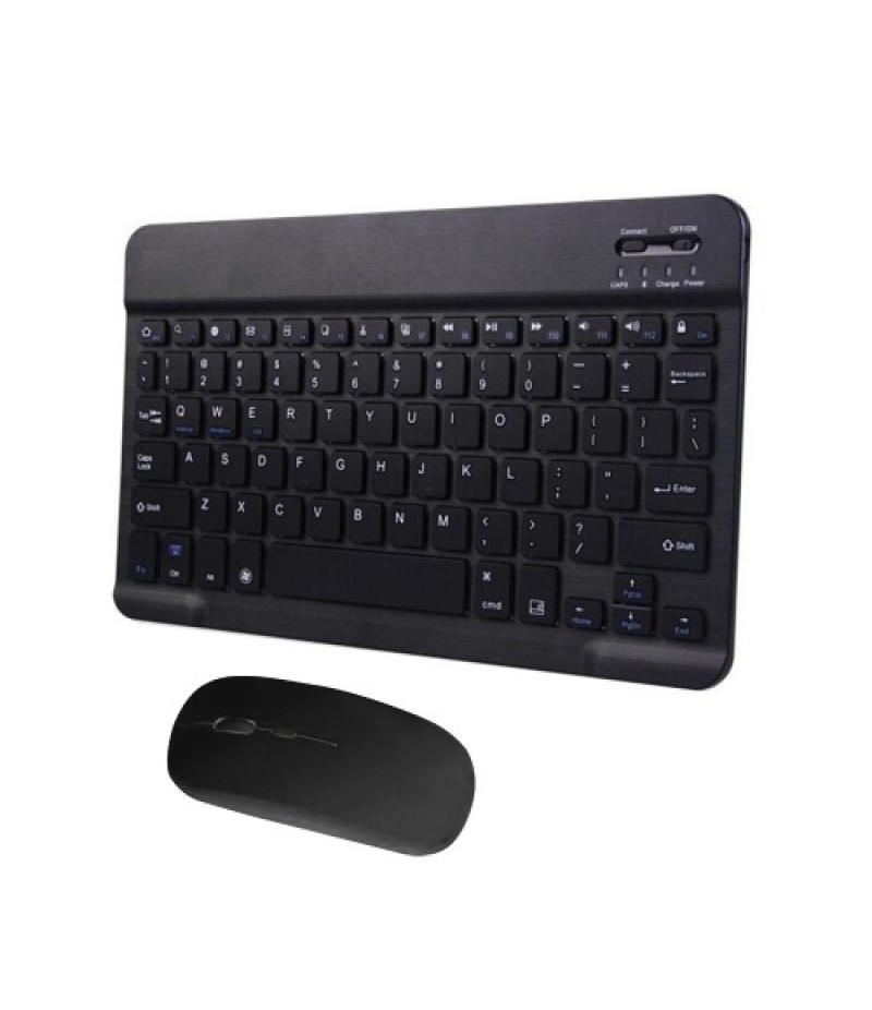 Tablet Wireless Keyboard and Mouse Combo Ultra-slim Design Rechargeable Battery for Smartphone Tablet Compatible with iPhone iPad
