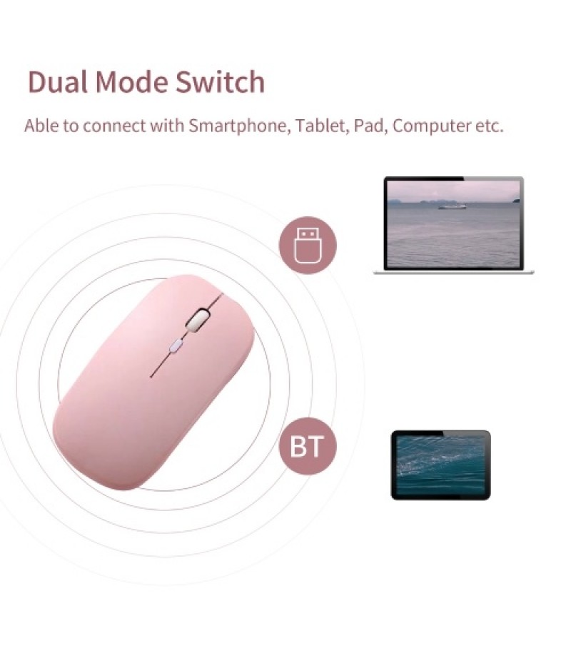 Tablet Wireless Keyboard and Mouse Combo Ultra-slim Design Rechargeable Battery for Smartphone Tablet Compatible with iPhone iPad