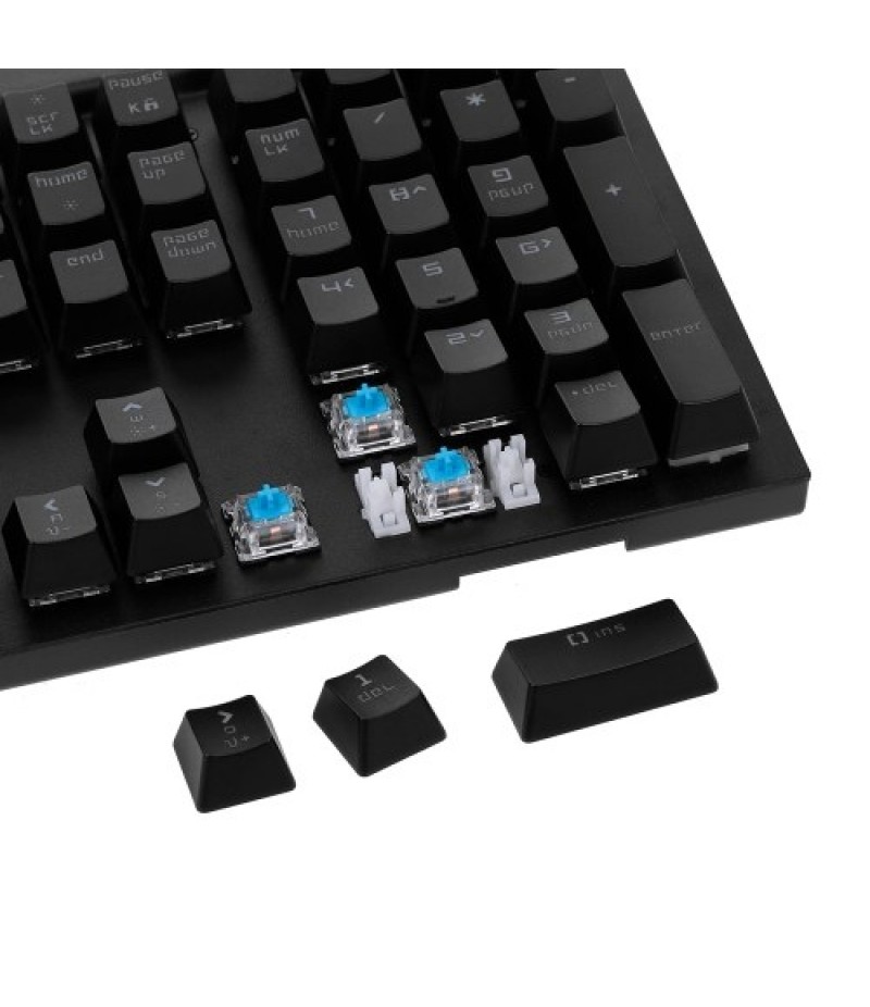 Magic Refiner MK15 Gaming Mechanical Keyboard 108 Keys N Key Rollover Wired Keyboard Floating Keycaps 14 Light Effects Blue Swit