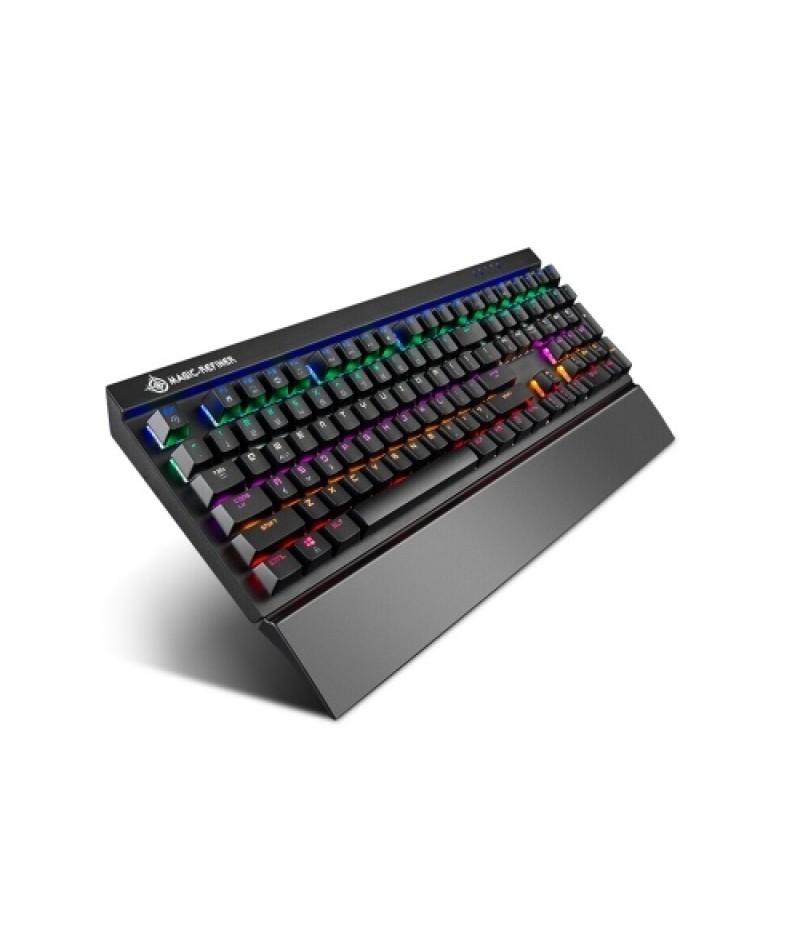 Magic Refiner MK15 Gaming Mechanical Keyboard 108 Keys N Key Rollover Wired Keyboard Floating Keycaps 14 Light Effects Blue Swit