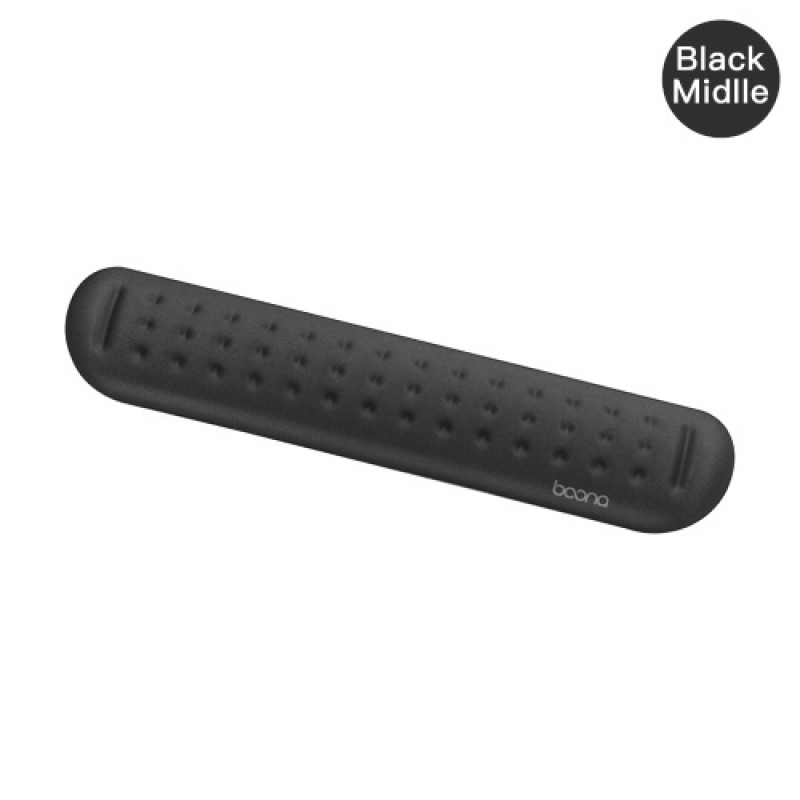 Keyboard Wrist Rest Pad Soft Memory Foam Hand Rest Support Comfortable Ergonomic Design Support Anti-Slip Rubber Base Easy Typin