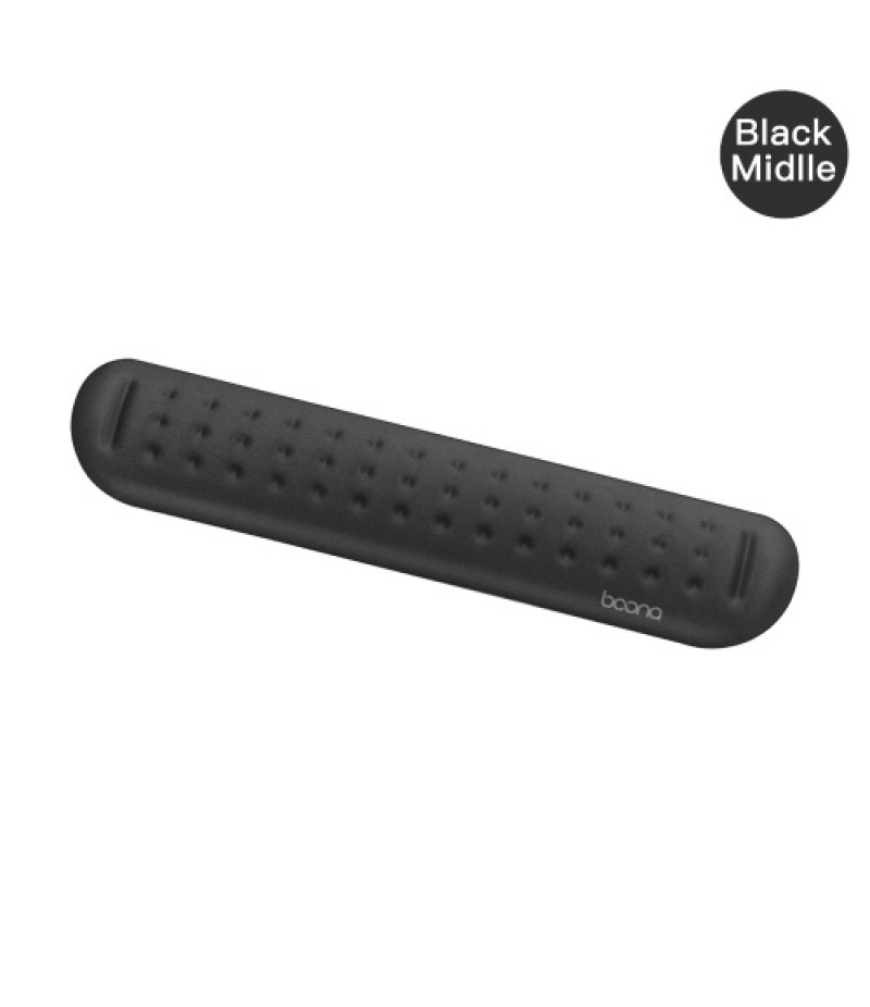 Keyboard Wrist Rest Pad Soft Memory Foam Hand Rest Support Comfortable Ergonomic Design Support Anti-Slip Rubber Base Easy Typin
