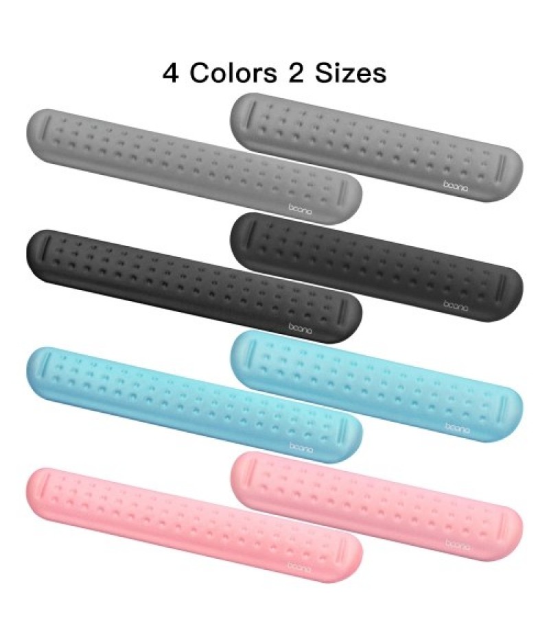 Keyboard Wrist Rest Pad Soft Memory Foam Hand Rest Support Comfortable Ergonomic Design Support Anti-Slip Rubber Base Easy Typin