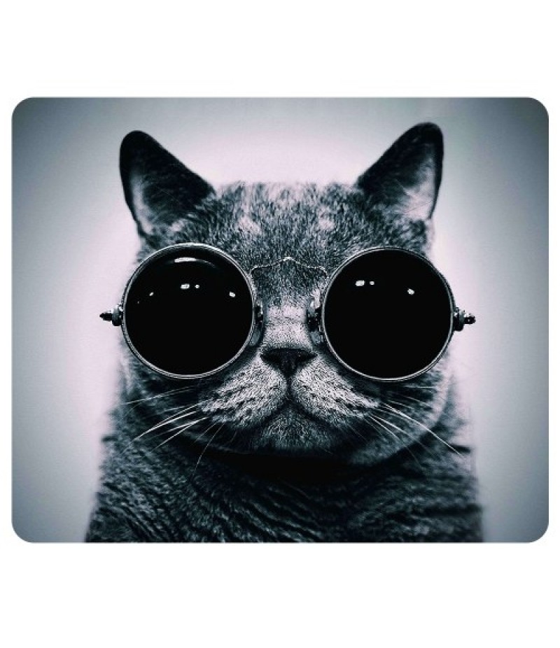 CAT-1 Mouse Pad Cute Cat Picture Anti-Slip Gaming Mouse Mat for PC Computer Laptop MackBook