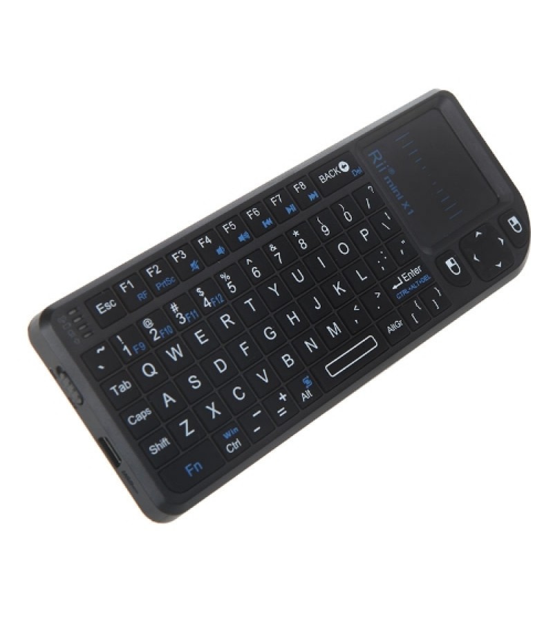 Rii mini X1 Handheld 2.4G Wireless Air Mouse Touchpad gaming keyboard for Phone Android TV Box PC Notebook