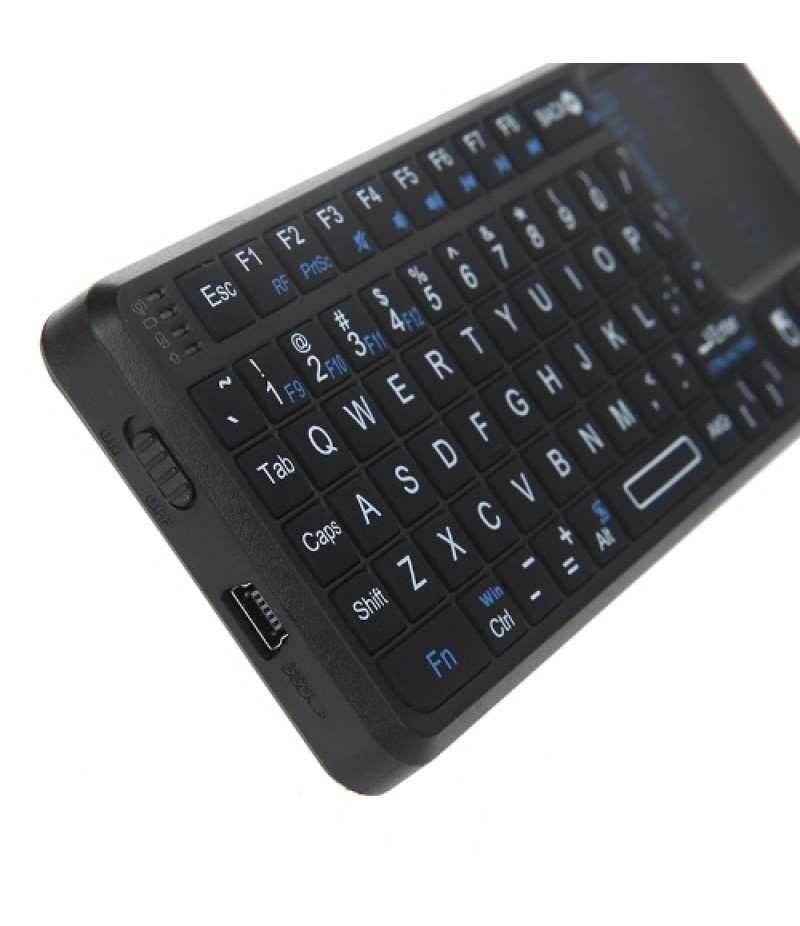Rii mini X1 Handheld 2.4G Wireless Air Mouse Touchpad gaming keyboard for Phone Android TV Box PC Notebook