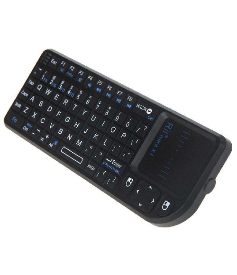 Rii mini X1 Handheld 2.4G Wireless Air Mouse Touchpad gaming keyboard for Phone Android TV Box PC Notebook