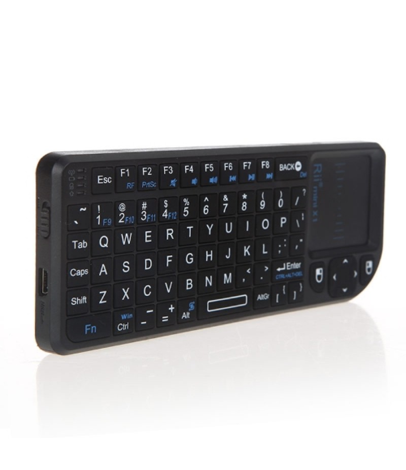 Rii mini X1 Handheld 2.4G Wireless Air Mouse Touchpad gaming keyboard for Phone Android TV Box PC Notebook
