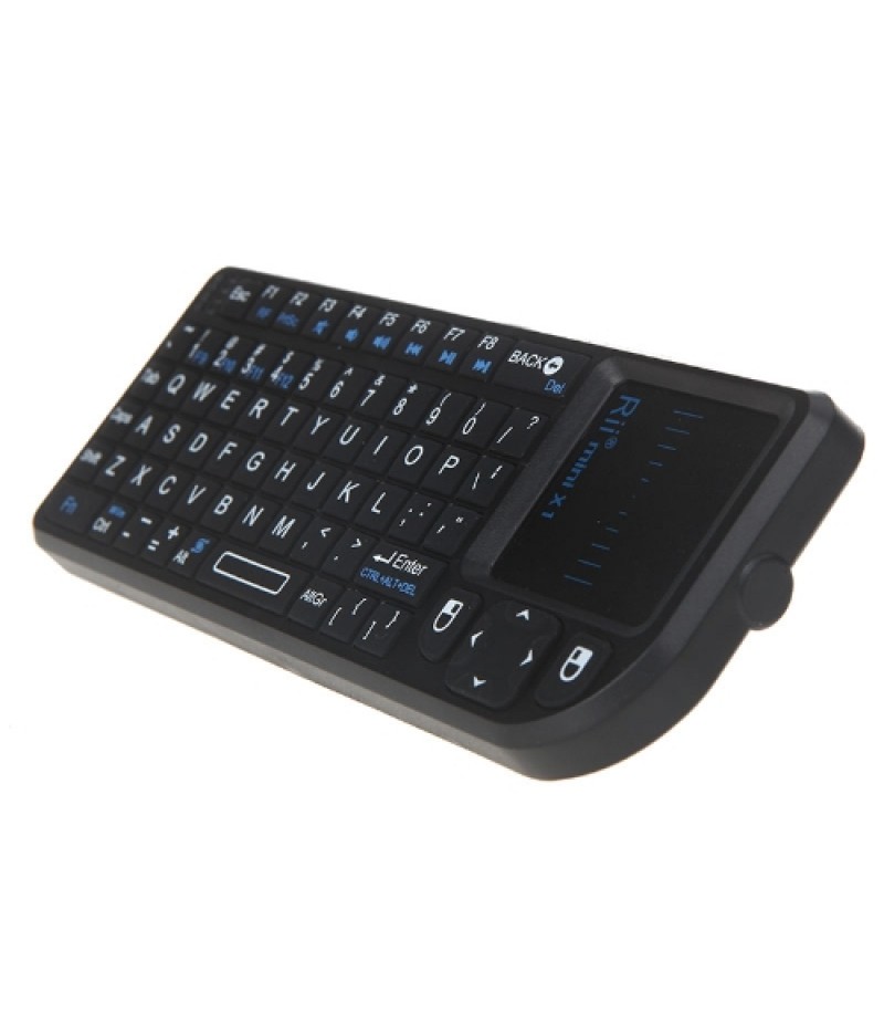 Rii mini X1 Handheld 2.4G Wireless Air Mouse Touchpad gaming keyboard for Phone Android TV Box PC Notebook
