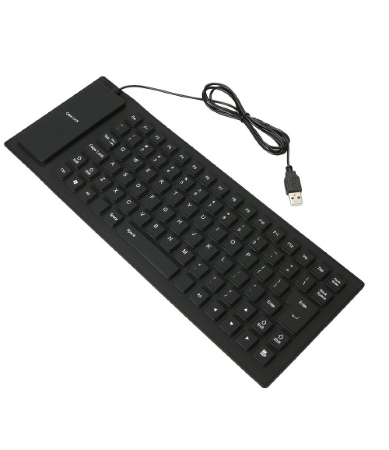 85 Keys Flexible Keyboard USB Interface Foldable and Portable Dustproof Waterproof Quiet