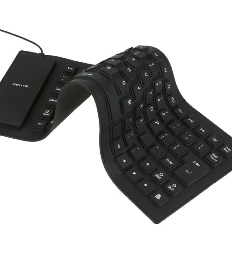 85 Keys Flexible Keyboard USB Interface Foldable and Portable Dustproof Waterproof Quiet