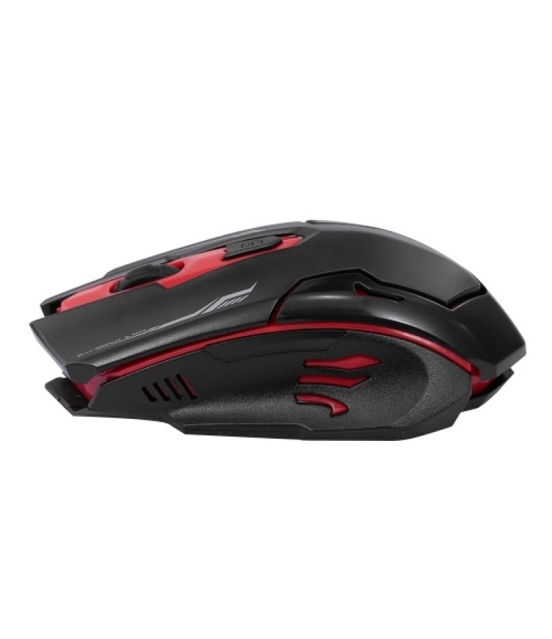 2.4G Wireless Keyboard and Optical Mouse Combo Suspended Keycap Adjustable Holder 3D Mouse for Office Work Game(Black)