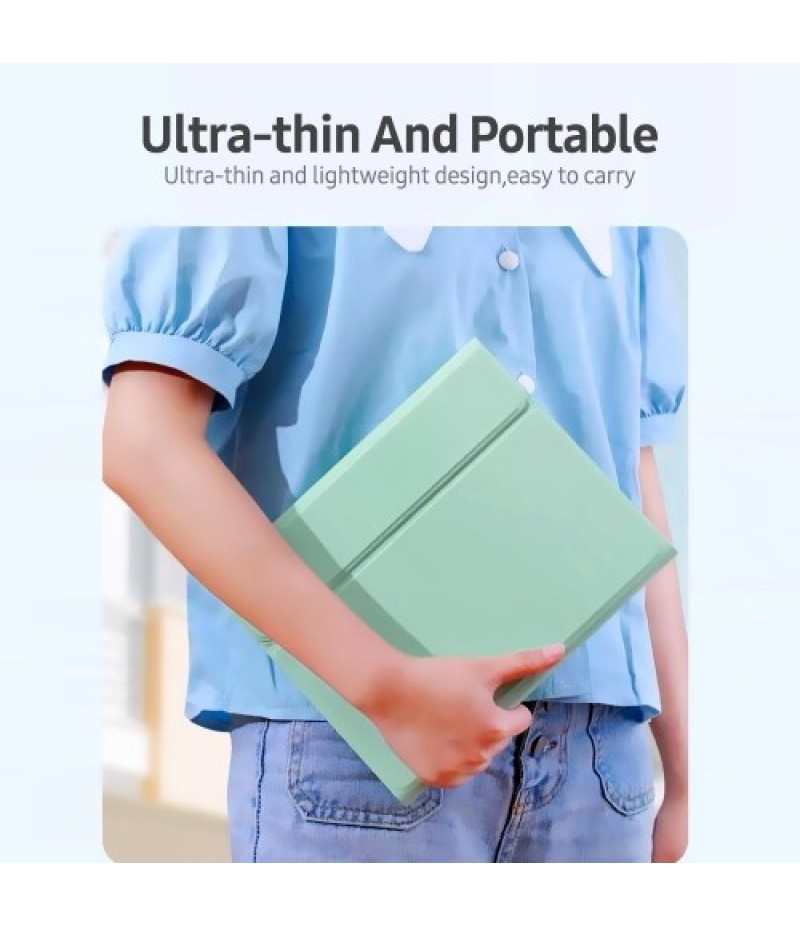 Keyboard Protective Case with Detachable BT3.0 Keyboard Touchpad/Pen Slot Compatible with iPad Pro 11(2018/2020) Pink