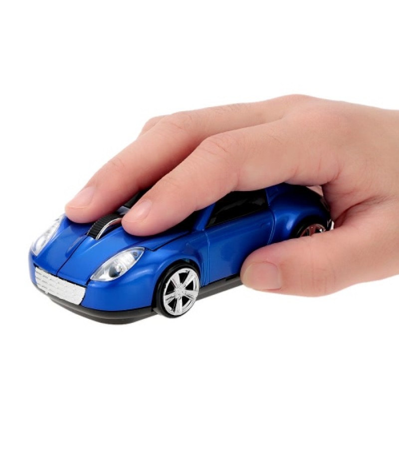 2.4GHz Wireless Racing Car Shaped Optical USB Mouse/Mice 3D 3 Buttons 1000 DPI/CPI for PC Laptop Desktop