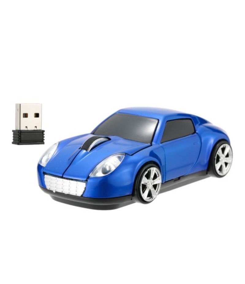 2.4GHz Wireless Racing Car Shaped Optical USB Mouse/Mice 3D 3 Buttons 1000 DPI/CPI for PC Laptop Desktop