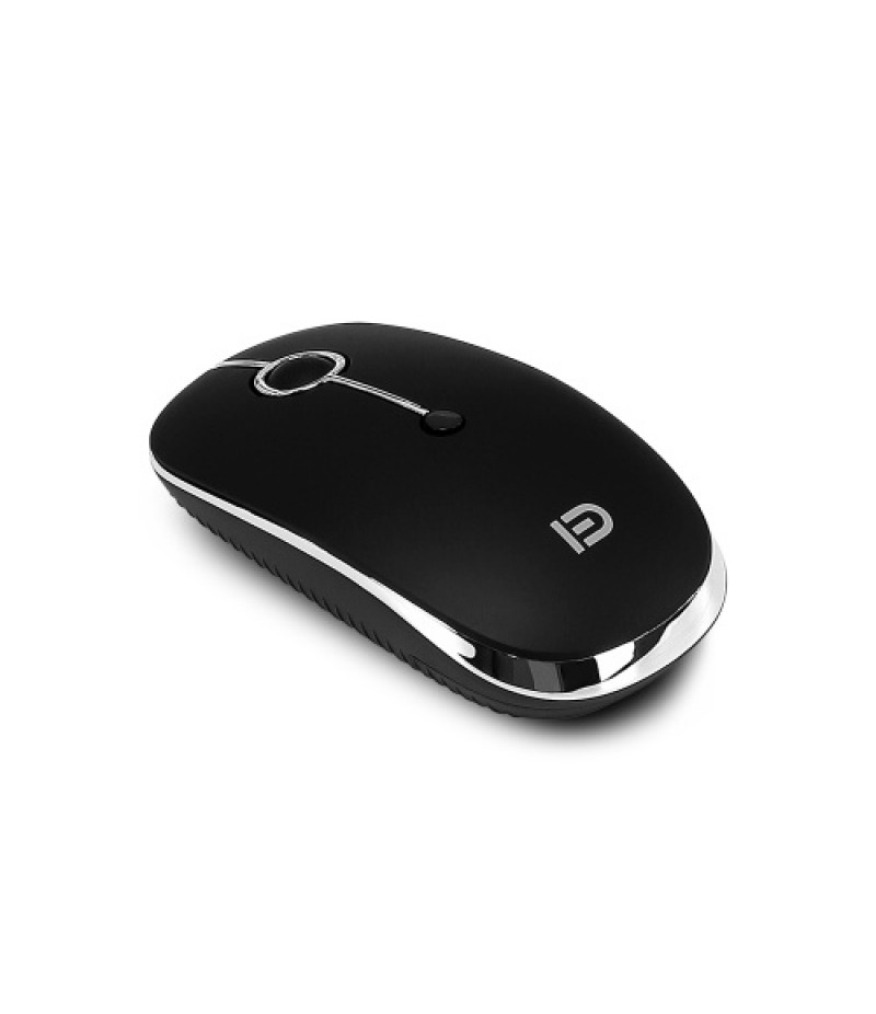 FD i331D 3 Mode 2000DPI Rechargeable Adjustable Mouse Wireless Mice with 2.4G USB Type C Bluetooth 4.0 Black