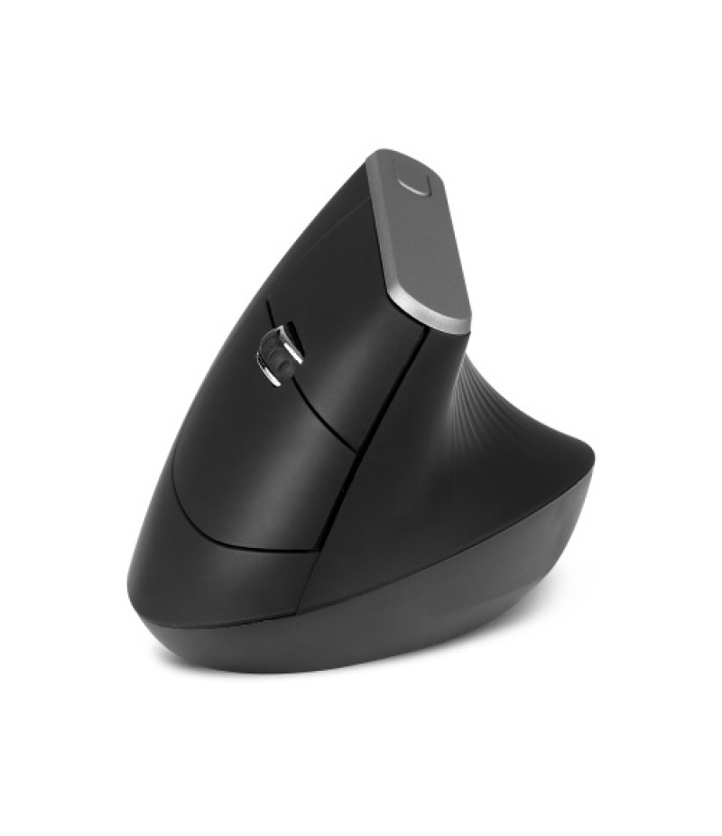 2.4G Wireless Optical Mouse Vertical Mouse 6 Keys Ergonomic Mice with 3-gear Adjustable DPI for PC Laptop Black