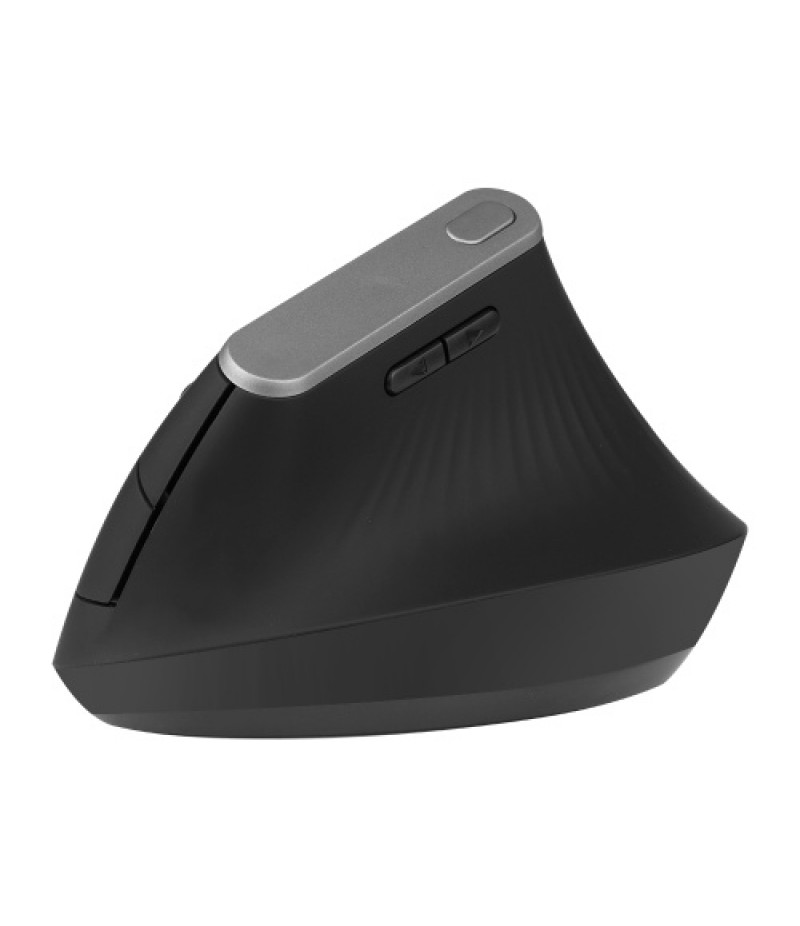 2.4G Wireless Optical Mouse Vertical Mouse 6 Keys Ergonomic Mice with 3-gear Adjustable DPI for PC Laptop Black