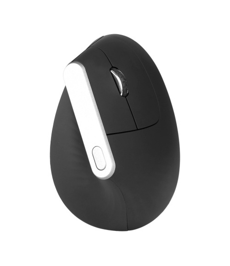 2.4G Wireless Optical Mouse Vertical Mouse 6 Keys Ergonomic Mice with 3-gear Adjustable DPI for PC Laptop Black
