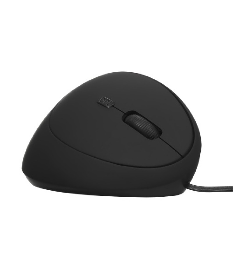 Wired Optical Mouse Vertical Mouse USB Wired Office Mouse 6 Keys Ergonomic Mice with 3 Adjustable DPI for PC Laptop Black