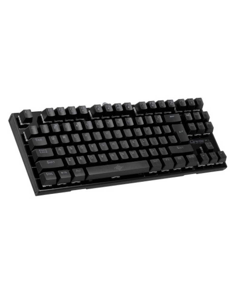 Backlit Mechanical Gaming Keyboard Blue Switch 87 Keys Ergonomic Keyboard Suspended Keys with Hand Wrist(Black)