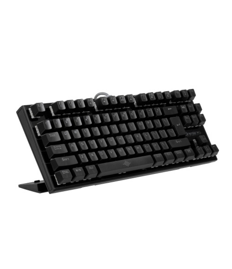 Backlit Mechanical Gaming Keyboard Blue Switch 87 Keys Ergonomic Keyboard Suspended Keys with Hand Wrist(Black)